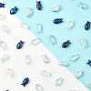 80Pcs 4 Colors Transparency Electroplate Glass Beads GLAA-SC0002-88B-3