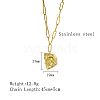 Stainless Steel Girl Shape Pendant Necklaces WT7593-1-4