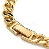 Brass Micro Pave Cubic Zirconia Link & Charm Bracelets BJEW-K261-02G-01-3