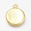 Brass Enamel Pendants KK-H103-01M-G-2