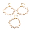 Natural Pearl Beaded Bracelets BJEW-D447-03G-01A-1