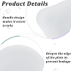 Disposable Plastic Plate AJEW-WH0314-612B-3