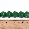 Dyed Natural Malaysia Jade Beads Strands G-M108-A13-01-5