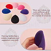 Gorgecraft 8Pcs 8 Colors EVA Cloth Teardrop Fascinator Hat Base for Millinery DIY-GF0009-74-6