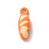 Brass Enamel Pendants KK-CBA260B-14D-G-2
