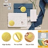 Plastic Self Adhesive Gold Foil Embossed Stickers DIY-WH0211-413-5