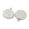 Non-Tarnish 304 Stainless Steel Charms STAS-A099-05P-2