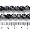 Natural Snowflake Obsidian Beads Strands G-NH0021-A09-01-5