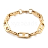 304 Stainless Steel Mariner Link Chain Bracelets for Women Men BJEW-F488-32G-4