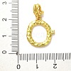 Rack Plating Brass Micro Pave Cubic Zirconia European Dangle Charms KK-L210-015G-O-3