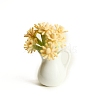 Resin Milk Bottle Flocking Flower Dessert Model PW-WG09933-07-1