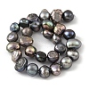 Dyed Natural Cultured Freshwater Pearl Beads Strands PEAR-A006-08E-3