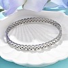 304 Stainless Steel Watch Band Bangles for Women BJEW-Z092-03P-3