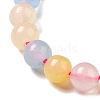 Dyed Natural Malaysia Jade Beads Strands G-G021-02A-14-3