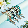 WADORN 4Pcs 4 Colors Imitation Stone Acrylic Boston Link Chains Bag Straps FIND-WR0005-21-4