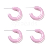 Hypoallergenic Bioceramics Zirconia Ceramic Ring Stud Earrings EJEW-Z023-02D-3