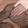 Polyester Organza Ruffled Pleated Lace Fabric Trim OCOR-WH0070-15D-3