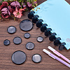 36Pcs 3 Styles Plastic Loose Leaf Ring Round Binder Discs DIY-CP0010-96B-4