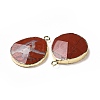 Natural Red Jasper Pendants G-I207-14P-G-3