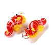 Handmade Lampwork Pendants LAMP-S068-08B-2