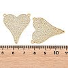 Brass Micro Pave Clear Cubic Zirconia Pendants KK-L275-71I-G-3