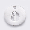 Non-Tarnish 304 Stainless Steel Pendants LS-STAS-F233-06-P-2