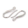 Brass Earring Hooks EJEW-R025-14P-3