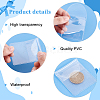 100Pcs 2 Styles Dustproof PVC Commemorative Coin Storage Envelope Bags for Jewelry ABAG-PH0001-49-4