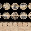 Coffee Watermelon Stone Glass Beads Strands G-A292-A04-01-6