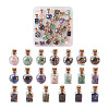 Glass Wishing Bottle Decorations AJEW-TA0017-19-1