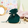 Velvet Jewelry Bags with Drawstring & Plastic Imitation Pearl TP-CJC0001-03B-5
