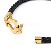 Braided Microfiber Leather Cord Bracelets BJEW-P328-04G-3