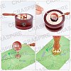 CRASPIRE DIY Wax Seal Stamp Kits DIY-CP0003-97C-6