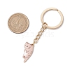 2Pcs Cat Shaped Alloy Enamel Keychains KEYC-JKC01065-3