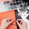 Glass Round Beads GLAA-PH0007-60-6