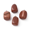 Synthetic Goldstone Pendants G-k302-B10-1