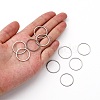 Tarnish Resistant 304 Stainless Steel Linking Ring X-STAS-S079-12A-4