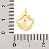 Rack Plating Brass Enamel Pendants KK-P269-09G-03-3