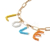 Glass Seed Beads Pendant Necklaces NJEW-TA00003-5