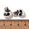 Halloween Theme Opaque Resin Pendants RESI-D075-01I-3