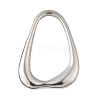 304 Stainless Steel Pendants STAS-V012-02P-1