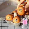 5Pcs 5 Styles Plastic Rubber Stamps DIY-WH0516-002-5