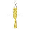 Handmade Macrame Nylon Thread Pendant Decorations HJEW-P019-05P-01-2