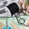 22.5 Yards Nylon Elastic Ribbons with Loops OCOR-BC0006-78-5