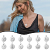 Unicraftale 12 Constellation/Zodiac Sign 304 Stainless Steel Charms STAS-UN0003-19P-6