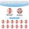100Pcs Crackle Transparent Glass Beads GLAA-TADJ0001-12H-3
