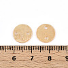 Spray Painted Natural Capiz Shell Connector Charms SSHEL-N039-03E-3