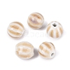 Vintage Porcelain Corrugated Beads LS-PORC-N013-11T-1