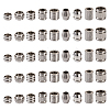  90Pcs 9 Styles 201 Stainless Steel European Beads STAS-TA0001-99-3