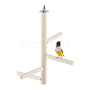 Wooden Parrot Standing frame DIY-WH0190-40-1